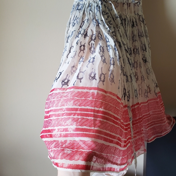 Red Valentino Nautical Knots dress size 38 - Picture 3 of 8